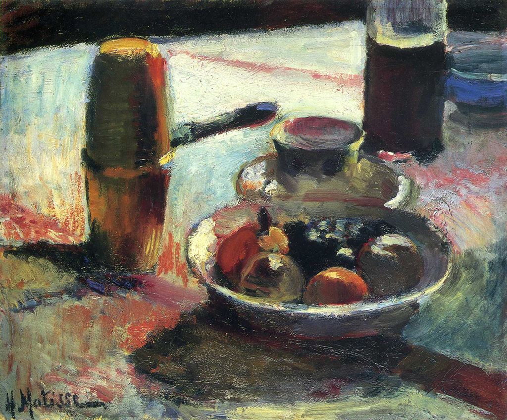 Fruit and Coffeepot in Detail Henri Matisse